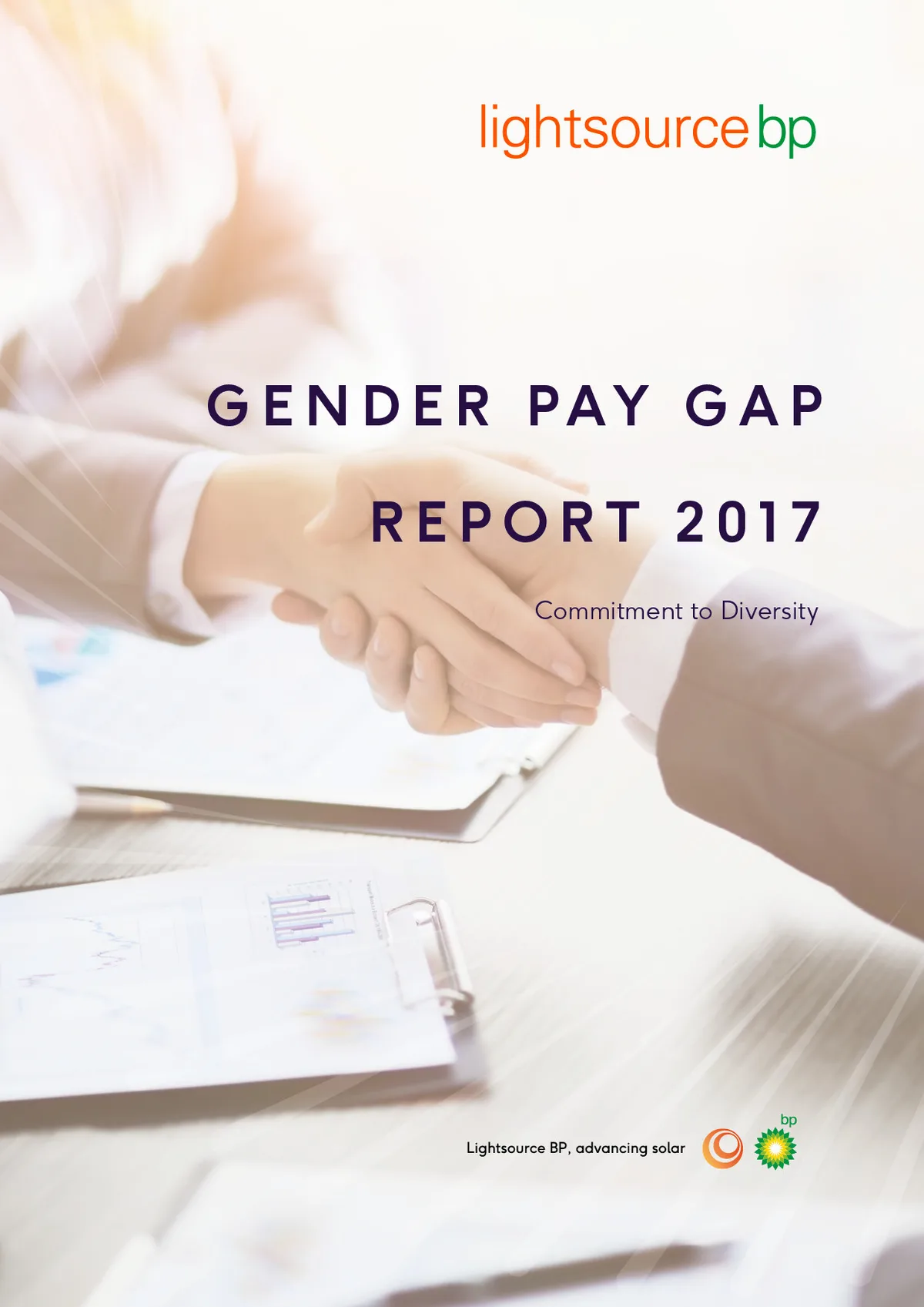 Lightsource bp Gender Pay Gap Report 2017 cover