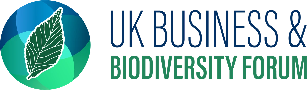 UK Business & Biodiversity Forum logo with a leaf emblem